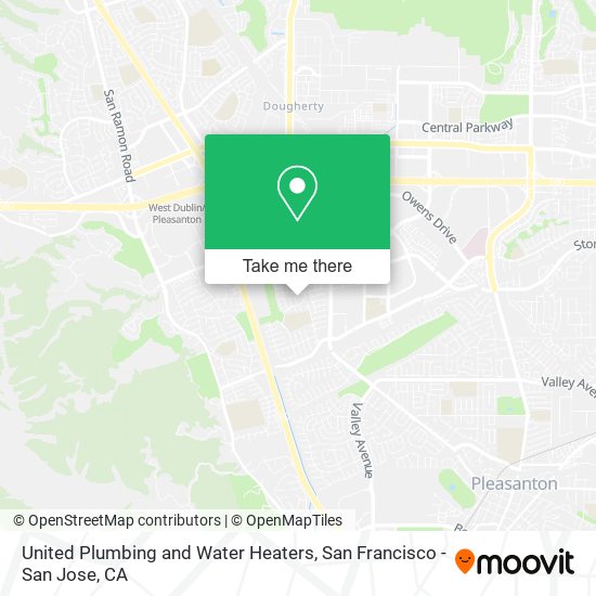 United Plumbing and Water Heaters map