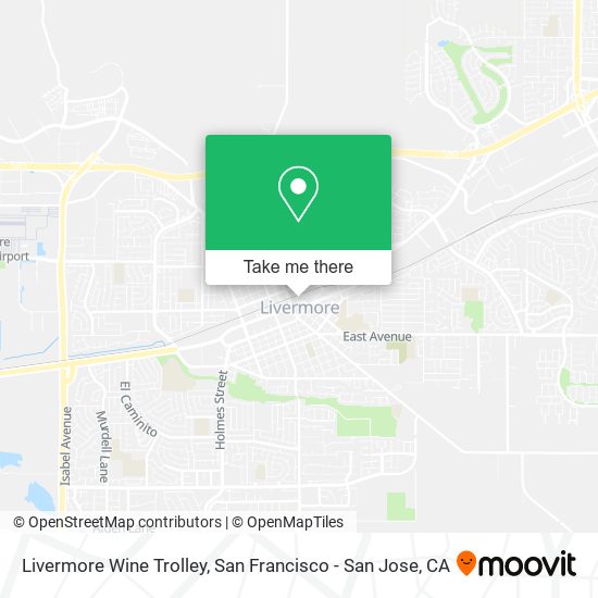 Livermore Wine Trolley map