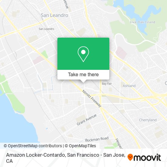Mapa de Amazon Locker-Contardo