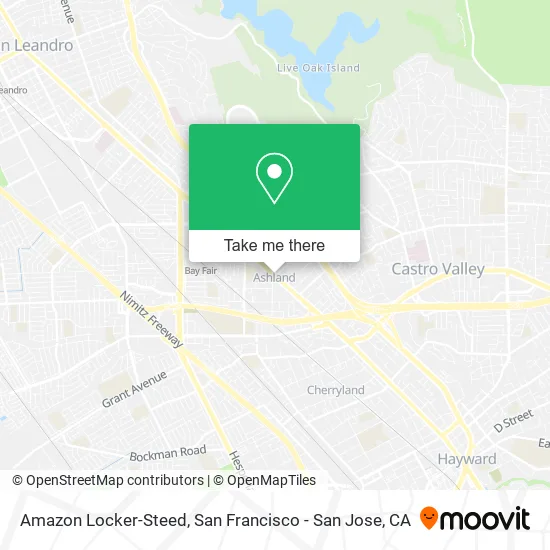 Amazon Locker-Steed map