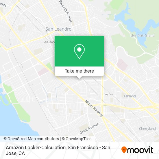 Amazon Locker-Calculation map