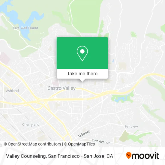 Valley Counseling map