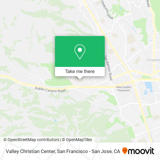 Valley Christian Center map