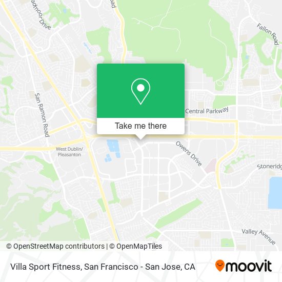 Villa Sport Fitness map