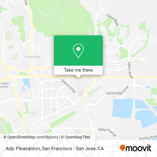 Adp Pleasanton map