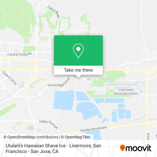 Ululani's Hawaiian Shave Ice - Livermore map