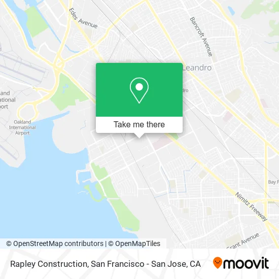 Rapley Construction map