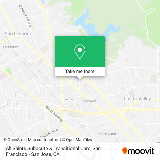 All Saints Subacute & Transitional Care map