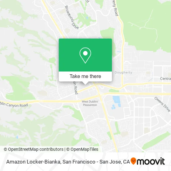 Amazon Locker-Bianka map