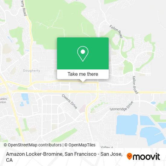 Mapa de Amazon Locker-Bromine