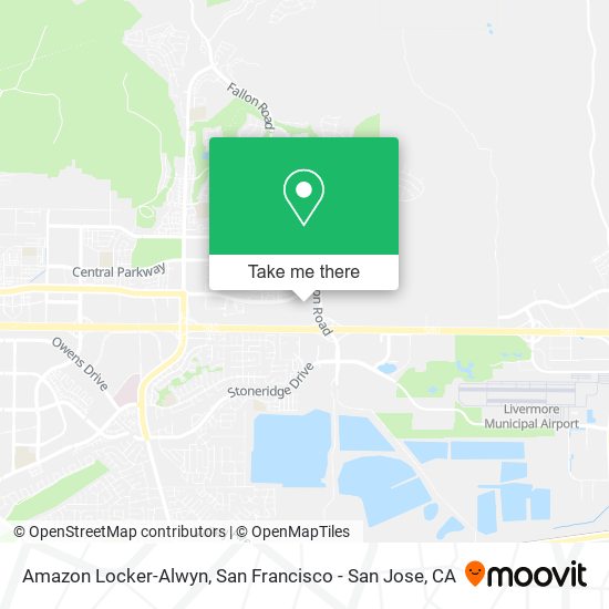 Amazon Locker-Alwyn map