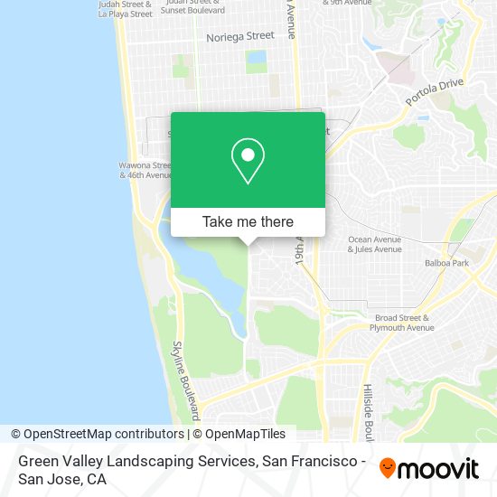 Green Valley Landscaping Services map