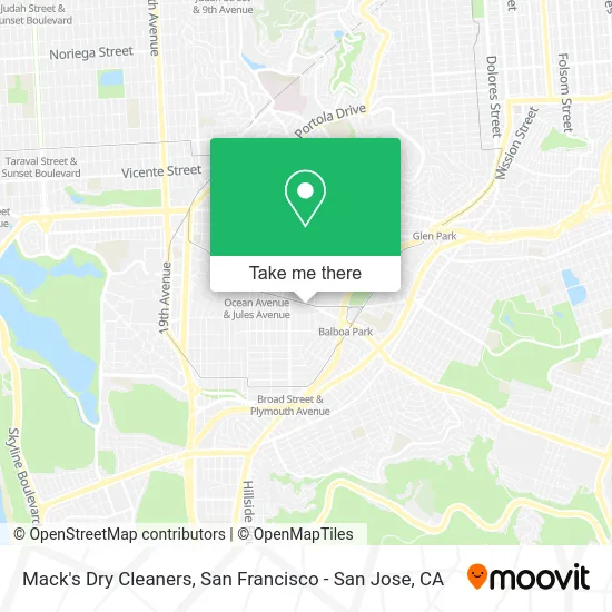 Mack's Dry Cleaners map