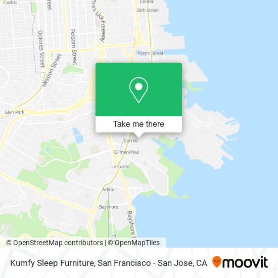 Kumfy Sleep Furniture map