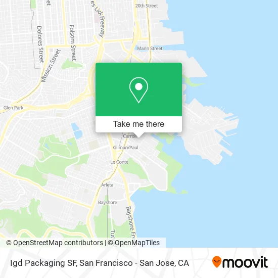 Igd Packaging SF map