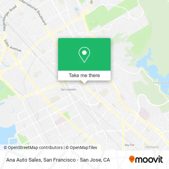 Ana Auto Sales map
