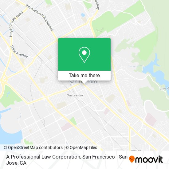 A Professional Law Corporation map