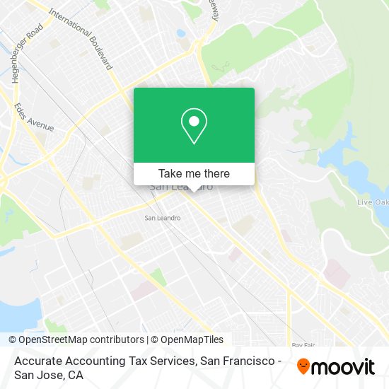 Accurate Accounting Tax Services map