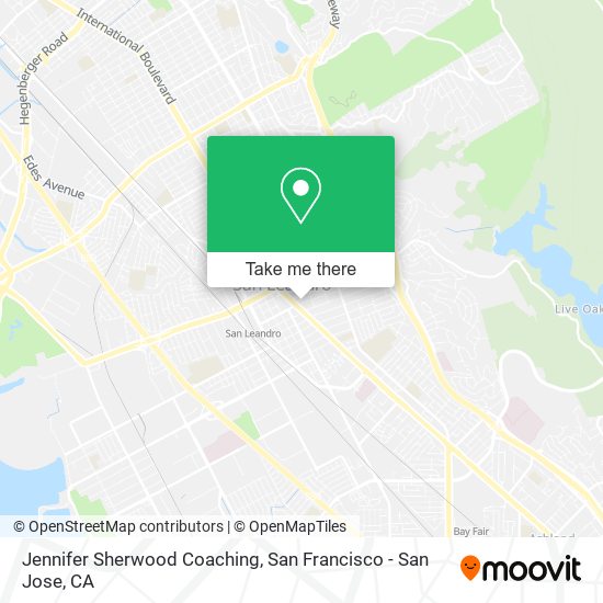 Jennifer Sherwood Coaching map