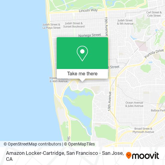 Mapa de Amazon Locker-Cartridge