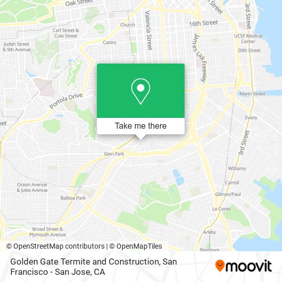 Mapa de Golden Gate Termite and Construction