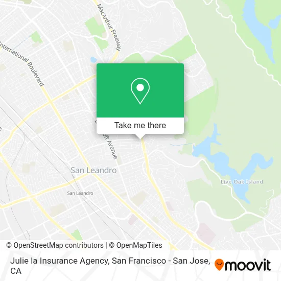 Julie la Insurance Agency map