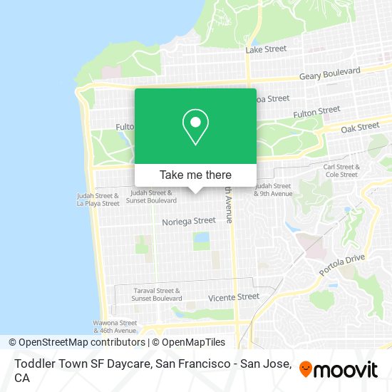 Toddler Town SF Daycare map