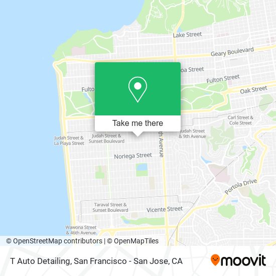 T Auto Detailing map