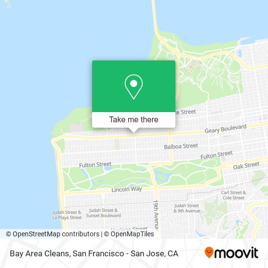 Mapa de Bay Area Cleans