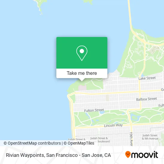 Mapa de Rivian Waypoints