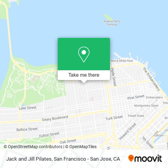 Jack and Jill Pilates map