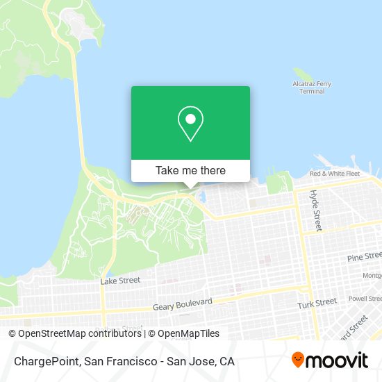 Mapa de ChargePoint