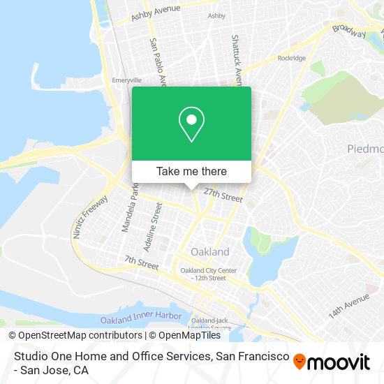 Studio One Home and Office Services map