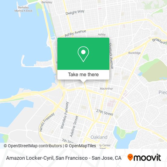Amazon Locker-Cyril map