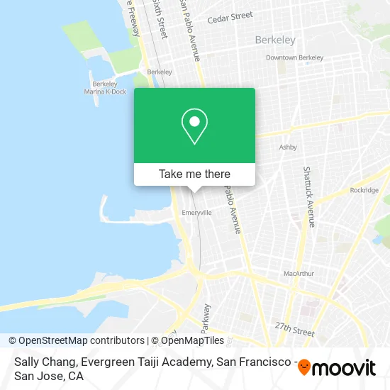Sally Chang, Evergreen Taiji Academy map