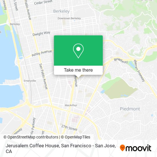 Jerusalem Coffee House map