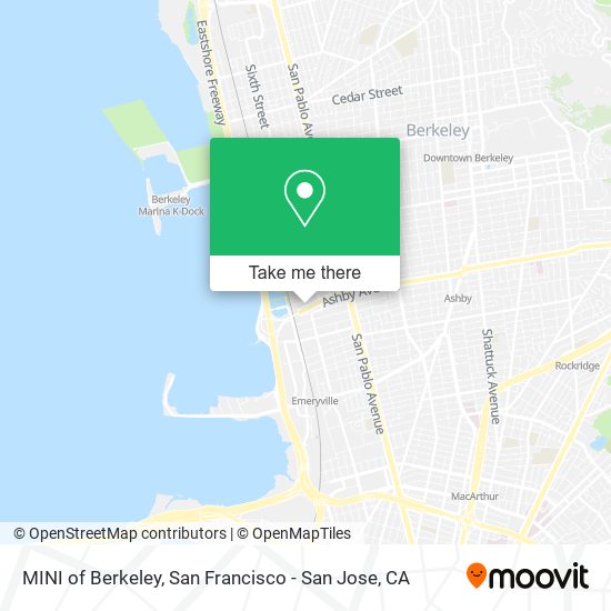 MINI of Berkeley map
