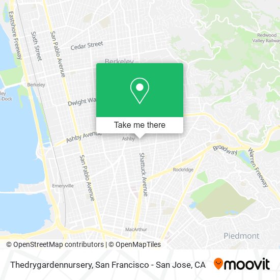 Mapa de Thedrygardennursery