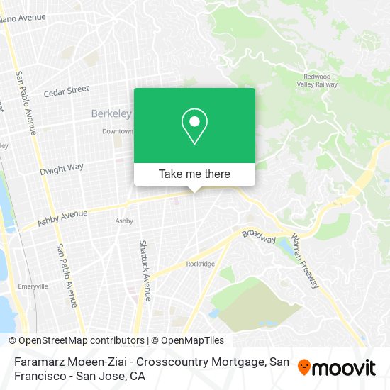 Faramarz Moeen-Ziai - Crosscountry Mortgage map