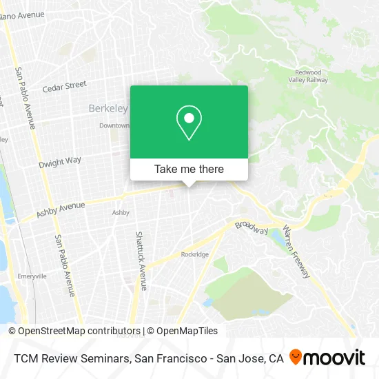 TCM Review Seminars map