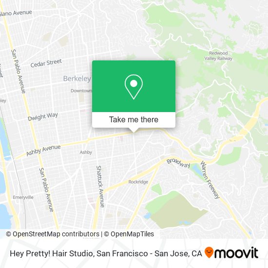 Mapa de Hey Pretty! Hair Studio
