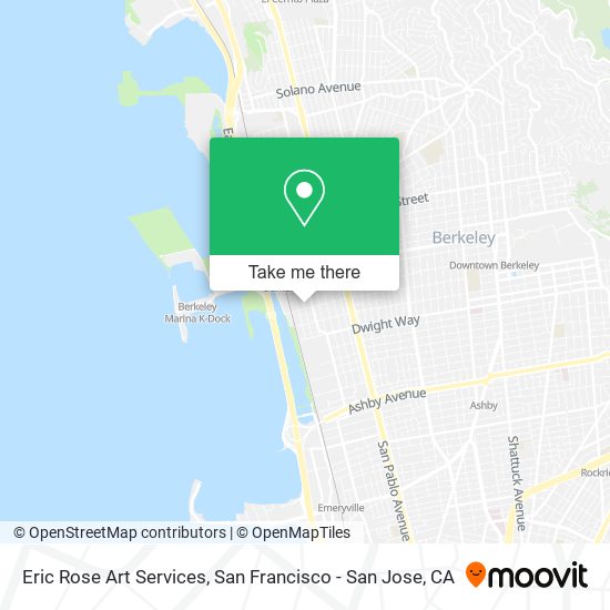 Eric Rose Art Services map