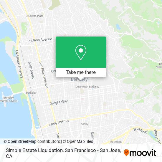 Simple Estate Liquidation map