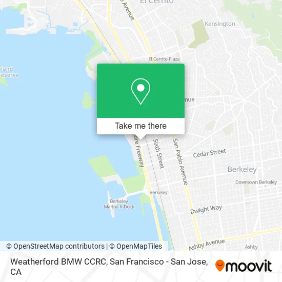 Weatherford BMW CCRC map