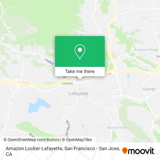 Amazon Locker-Lafayette map