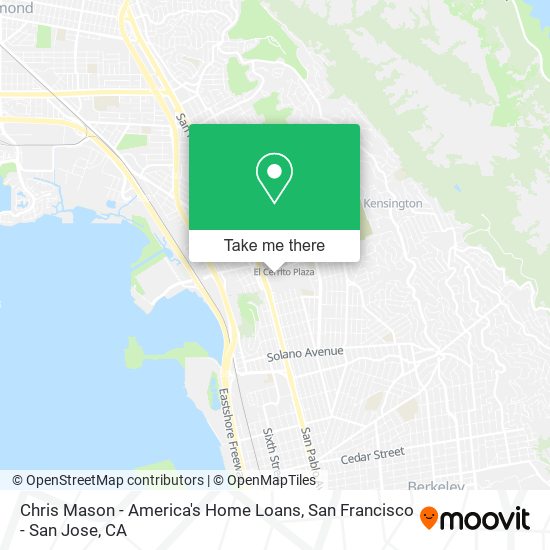 Mapa de Chris Mason - America's Home Loans