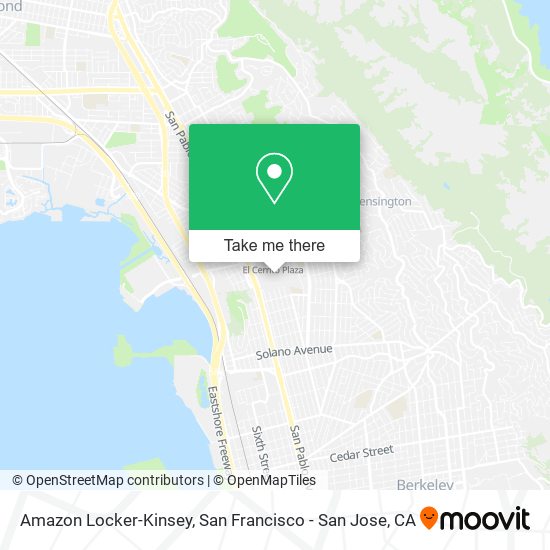 Mapa de Amazon Locker-Kinsey