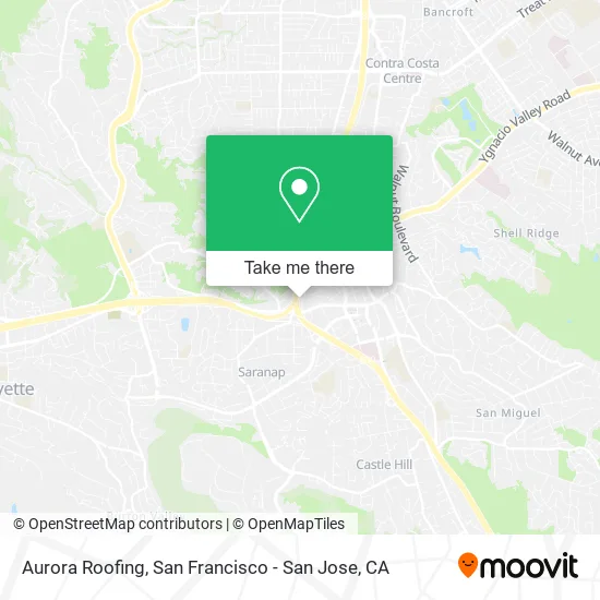 Mapa de Aurora Roofing