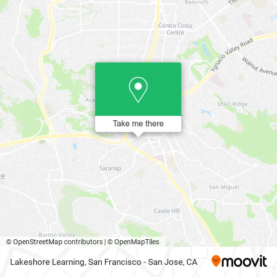 Lakeshore Learning map