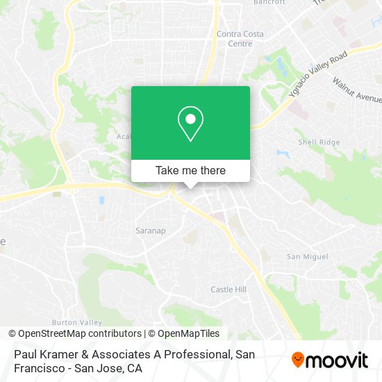 Paul Kramer & Associates A Professional map